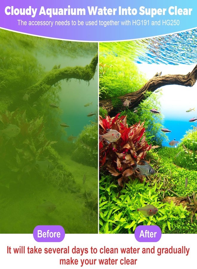 hygger 2 Pack Aquarium U-V Light Replacement Bulbs for HG191 HG250 (3W) - Image 4